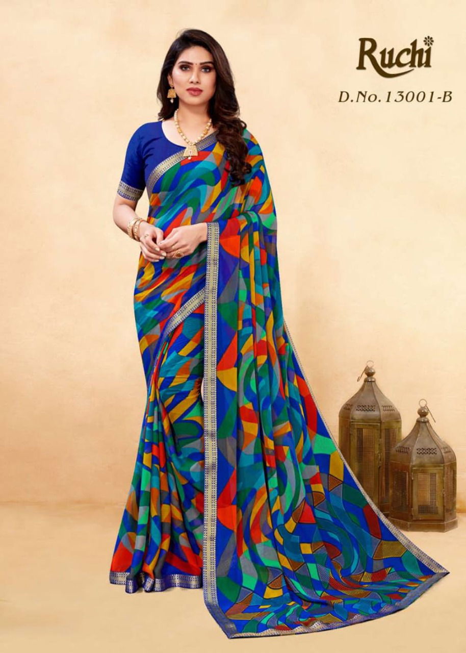 Ruchi Simayaa 8th Regular Wear Wholesale Printed Sarees Catalog